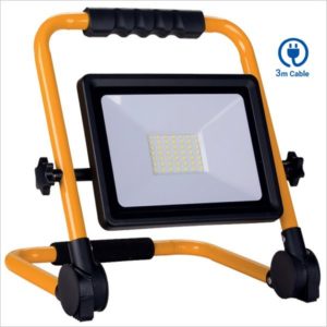 Projecteur LED 30W rechargeable pour chantier BARAKUDA