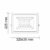 projecteur-led-100w-dimensions