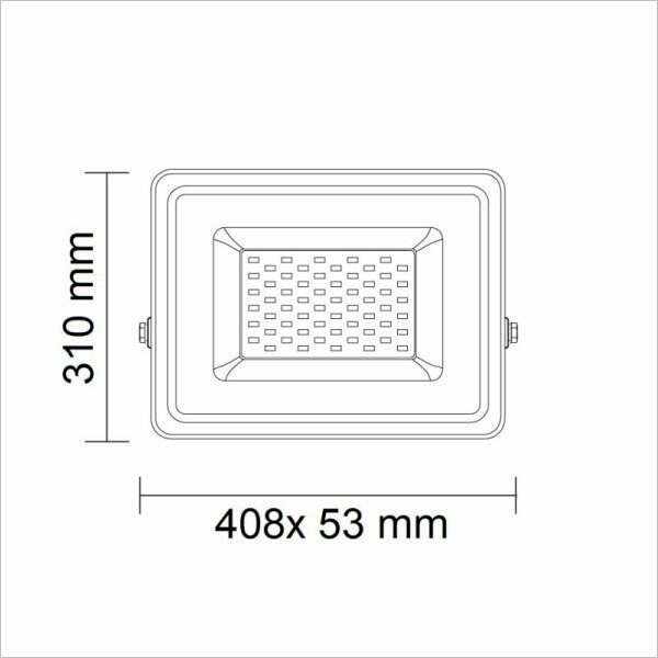 Projecteur led de chantier 200W Slim power IP65 – Image 4